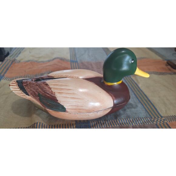 1978 Avon Mallard duck ceramic organizer- hand-painted- made in Brazil- nice! - Picture 4 of 6